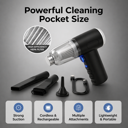 Grab-N-Vac - Portable High-Power Vacuum Cleaner
